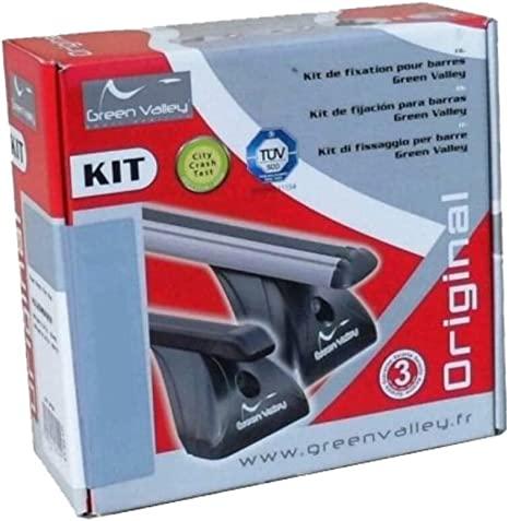 Kit de Montare pentru Bare Transversale GREEN VALLEY 156 232, Compatibil cu Renault Megane III SW (2008-2015)